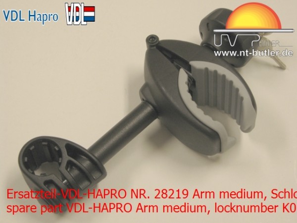 Ersatzteil-VDL-HAPRO NR. 28219 Arm medium, Schloßnummer K009