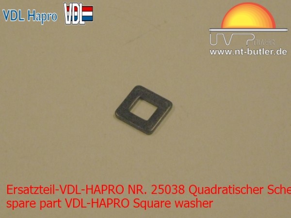 Ersatzteil-VDL-HAPRO NR. 25038 Quadratischer Scheibe