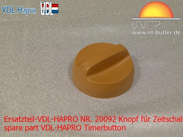 Ersatzteil-VDL-HAPRO NR. 20092 Knopf für Zeitschaltuhr