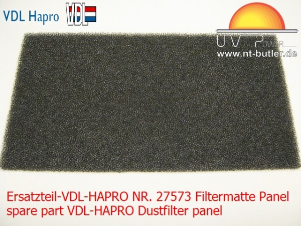 Ersatzteil-VDL-HAPRO NR. 27573 Filtermatte Panel