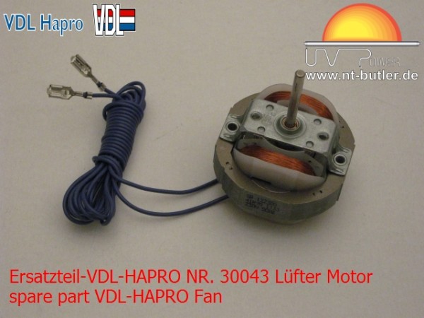 Ersatzteil-VDL-HAPRO NR. 30043 Lüfter Motor