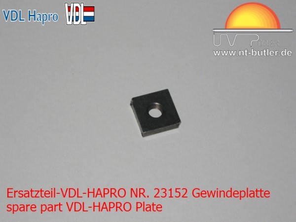 Ersatzteil-VDL-HAPRO NR. 23152 Gewindeplatte