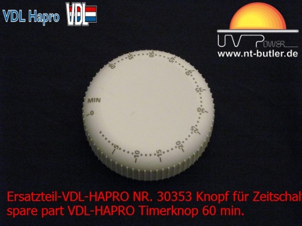 Ersatzteil-VDL-HAPRO NR. 30353 Knopf für Zeitschaltuhr 60 min.