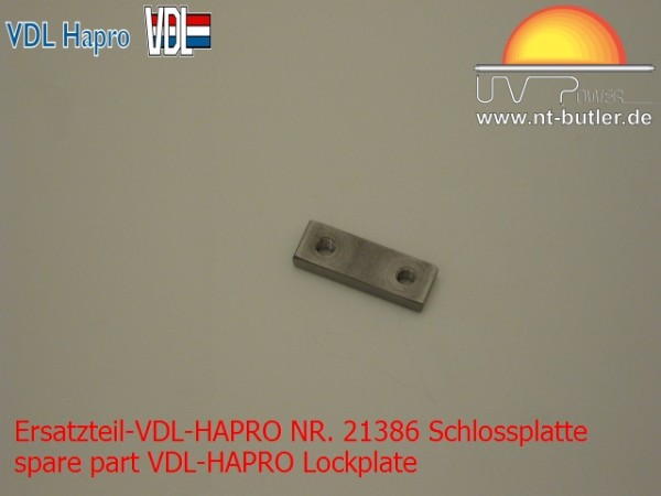 Ersatzteil-VDL-HAPRO NR. 21386 Schlossplatte