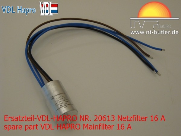 Ersatzteil-VDL-HAPRO NR. 20613 Netzfilter 16 A