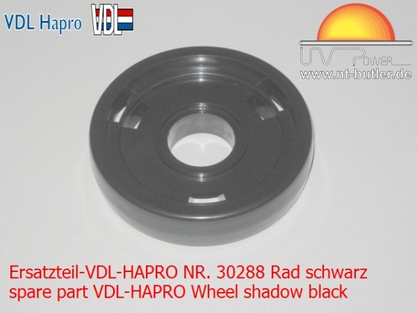 Ersatzteil-VDL-HAPRO NR. 30288 Rad schwarz