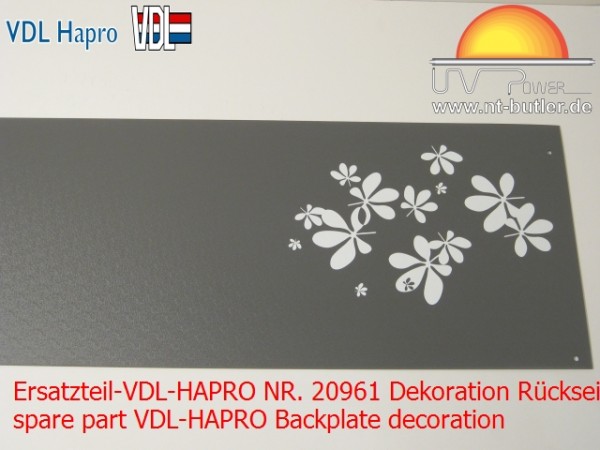 Ersatzteil-VDL-HAPRO NR. 20961 Dekoration Rückseite