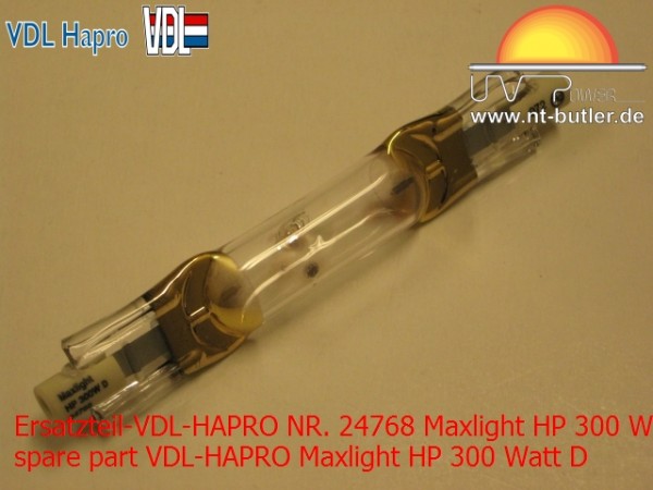 Ersatzteil-VDL-HAPRO NR. 24768 Maxlight HP 300 Watt D