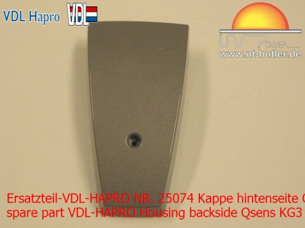 Ersatzteil-VDL-HAPRO NR. 25074 Kappe hintenseite Qsens KG3 Hochglanz
