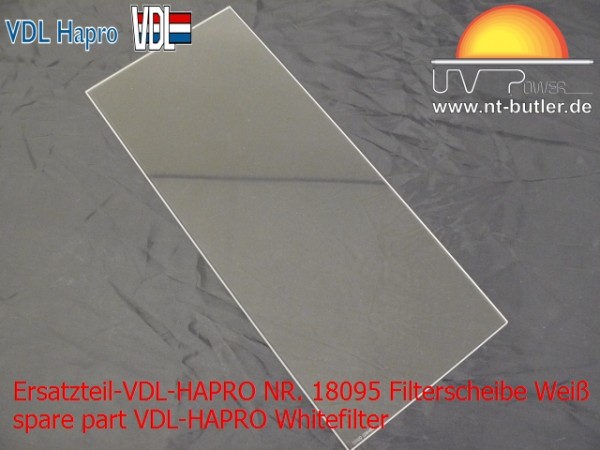 Ersatzteil-VDL-HAPRO NR. 18095 Filterscheibe Weiß