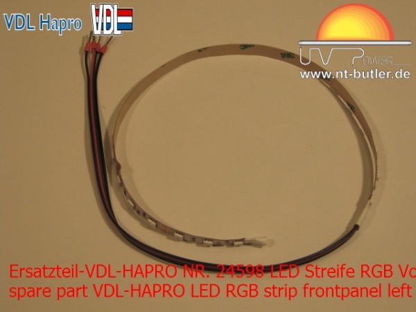Ersatzteil-VDL-HAPRO NR. 24598 LED Streife RGB Vorderbau links L=400mm