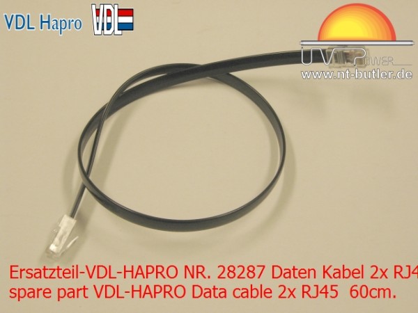 Ersatzteil-VDL-HAPRO NR. 28287 Daten Kabel 2x RJ45 60cm.