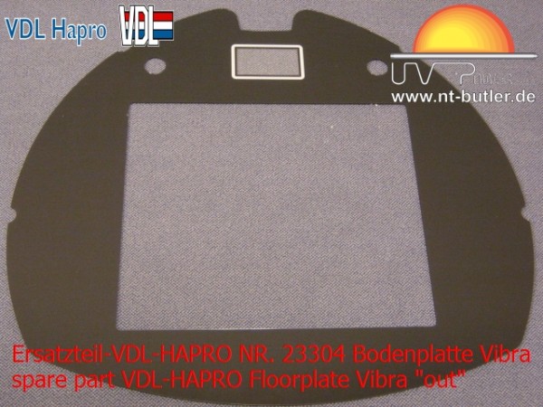 Ersatzteil-VDL-HAPRO NR. 23304 Bodenplatte Vibra