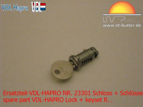 Ersatzteil-VDL-HAPRO NR. 23301 Schloss + Schlüssel R…