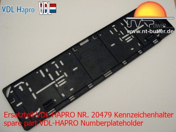 Ersatzteil-VDL-HAPRO NR. 20479 Kennzeichenhalter