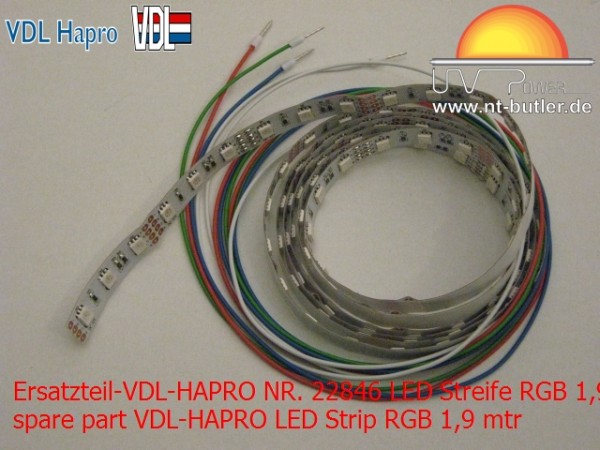 Ersatzteil-VDL-HAPRO NR. 22846 LED Streife RGB 1,9 mtr