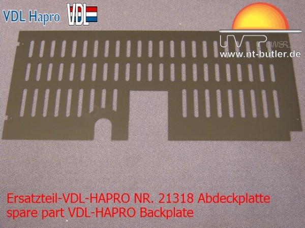 Ersatzteil-VDL-HAPRO NR. 21318 Abdeckplatte