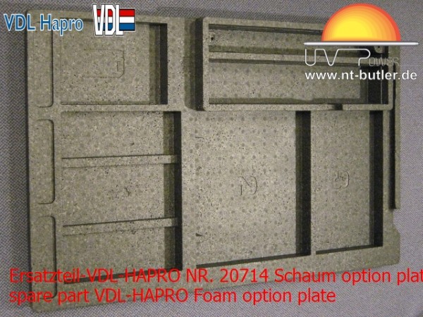 Ersatzteil-VDL-HAPRO NR. 20714 Schaum option platte