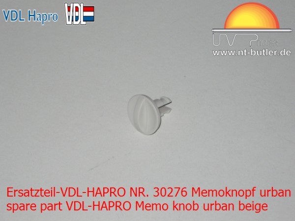 Ersatzteil-VDL-HAPRO NR. 30276 Memoknopf urban beige