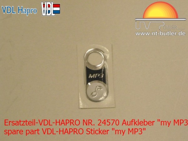 Ersatzteil-VDL-HAPRO NR. 24570 Aufkleber "my MP3"