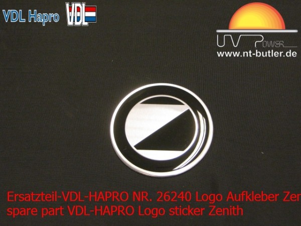Ersatzteil-VDL-HAPRO NR. 26240 Logo Aufkleber Zenith