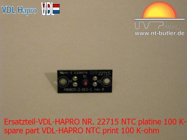Ersatzteil-VDL-HAPRO NR. 22715 NTC platine 100 K-ohm