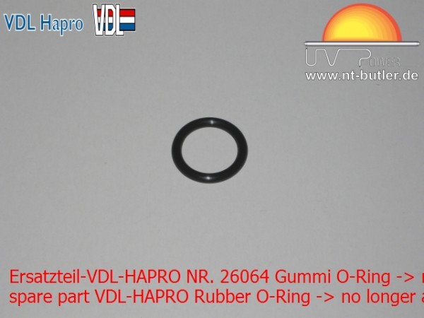 Ersatzteil-VDL-HAPRO NR. 26064 Gummi O-Ring -> nicht mehr verfügbar, integriert in Artikel 26063