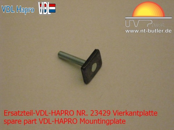 Ersatzteil-VDL-HAPRO NR. 23429 Vierkantplatte