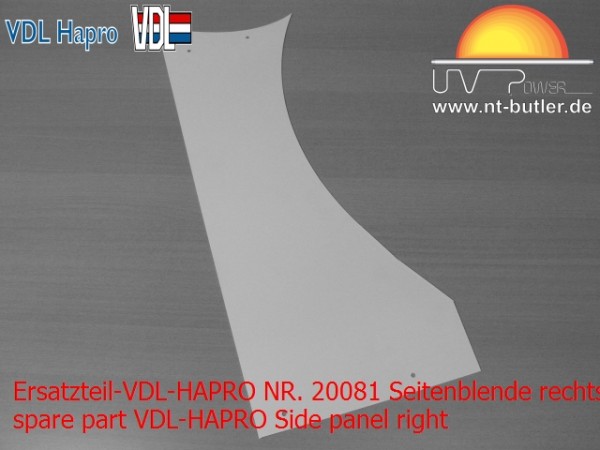 Ersatzteil-VDL-HAPRO NR. 20081 Seitenblende rechts