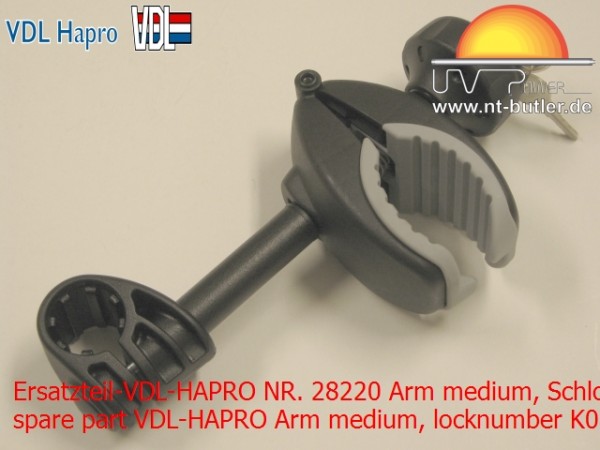 Ersatzteil-VDL-HAPRO NR. 28220 Arm medium, Schloßnummer K010