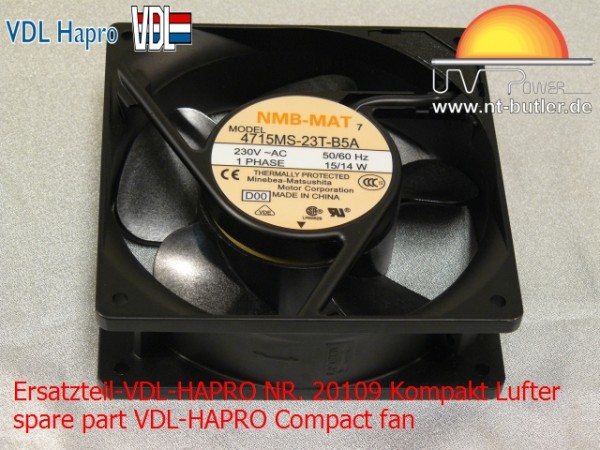 Ersatzteil-VDL-HAPRO NR. 20109 Kompakt Lufter