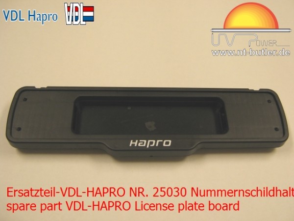 Ersatzteil-VDL-HAPRO NR. 25030 Nummernschildhalter